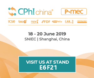 本公司將參加2019年6月18-20日在上海舉行的CPHI原料藥展會，展位號為：E6F21， 歡迎大家屆時參觀指導！